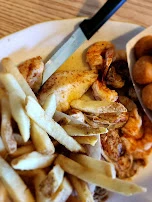 Boiled Three Items Perch Oyster Shrimp